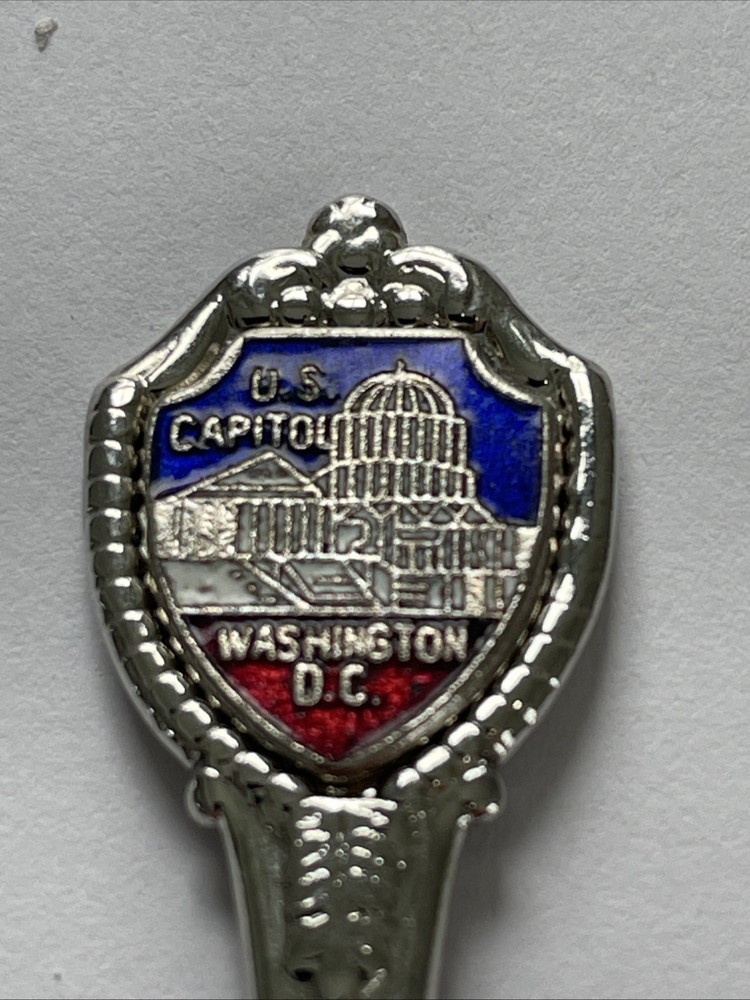 US Capitol Washington DC Vintage Souvenir Spoon Collectible