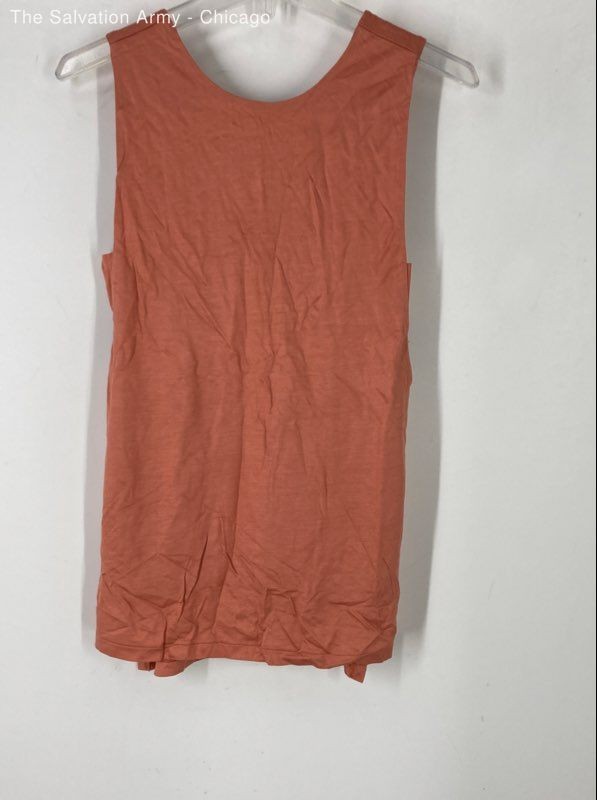 Banana Republic Womens Orange Sleeveless V-Neck Pullover Tank Top Size XS