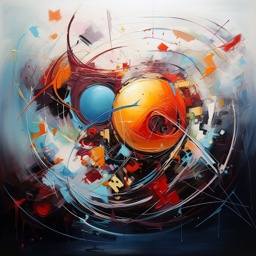 oil painting wall art color abstract texture home decor painting Handmade #272