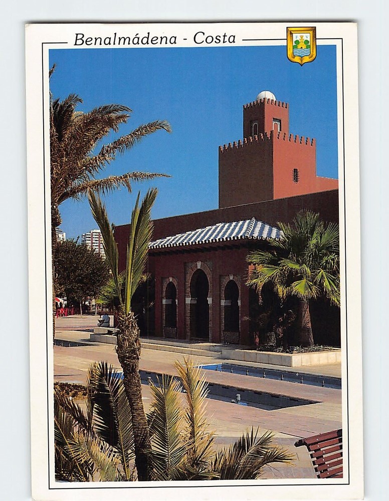 Postcard Castillo Bil-Bil Costa Del Sol Benalmadena Spain