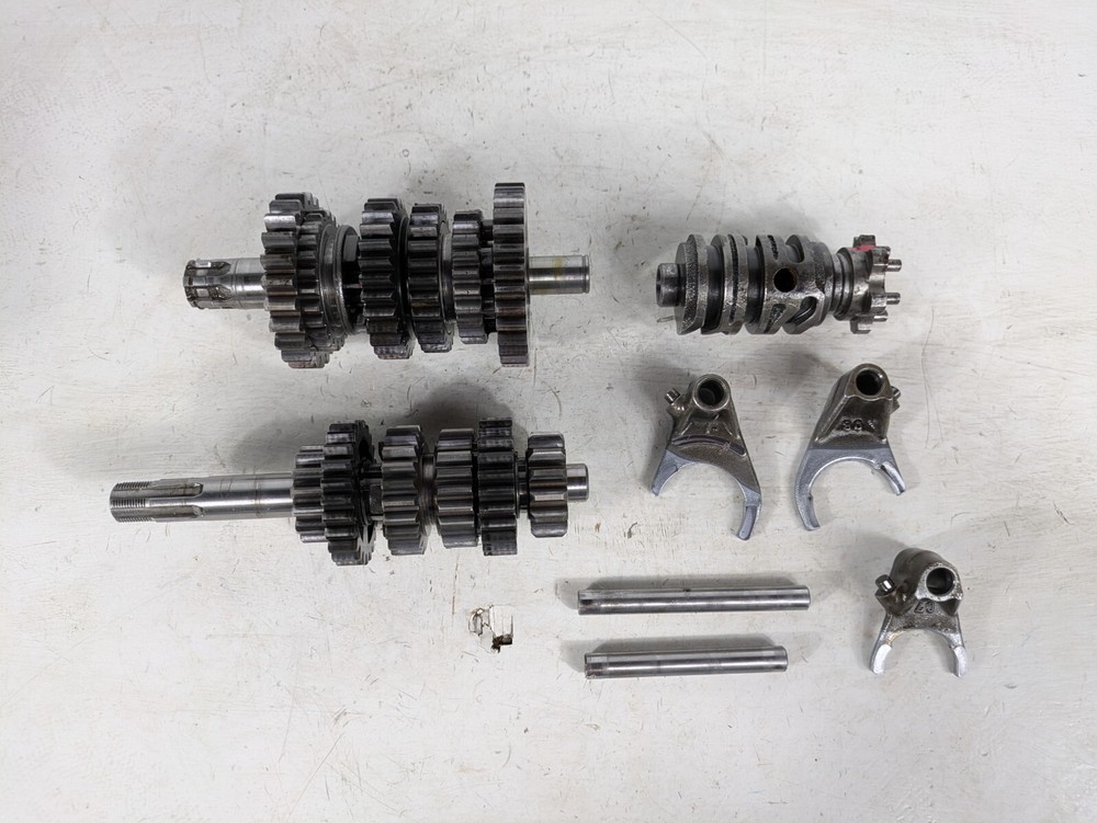 1993 Kawasaki KX125 KX 125 Trans Transmission Shift Drum Shift Forks