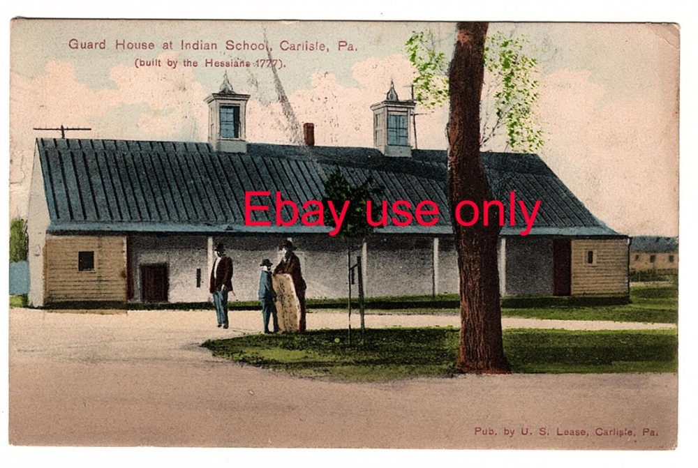 Carlisle, PA old postcard Indian School 1908