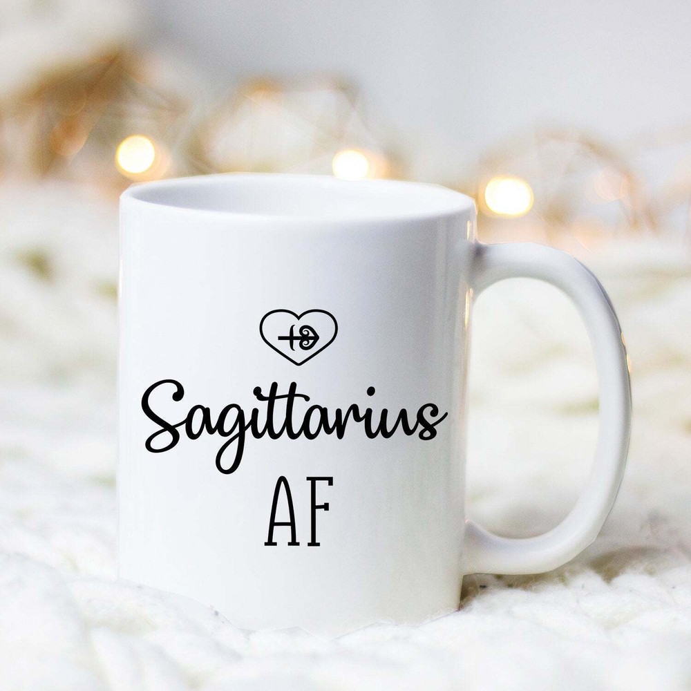 Sagittarius Zodiac Sign Coffee Mug Gift for Archer Astrology Lovers