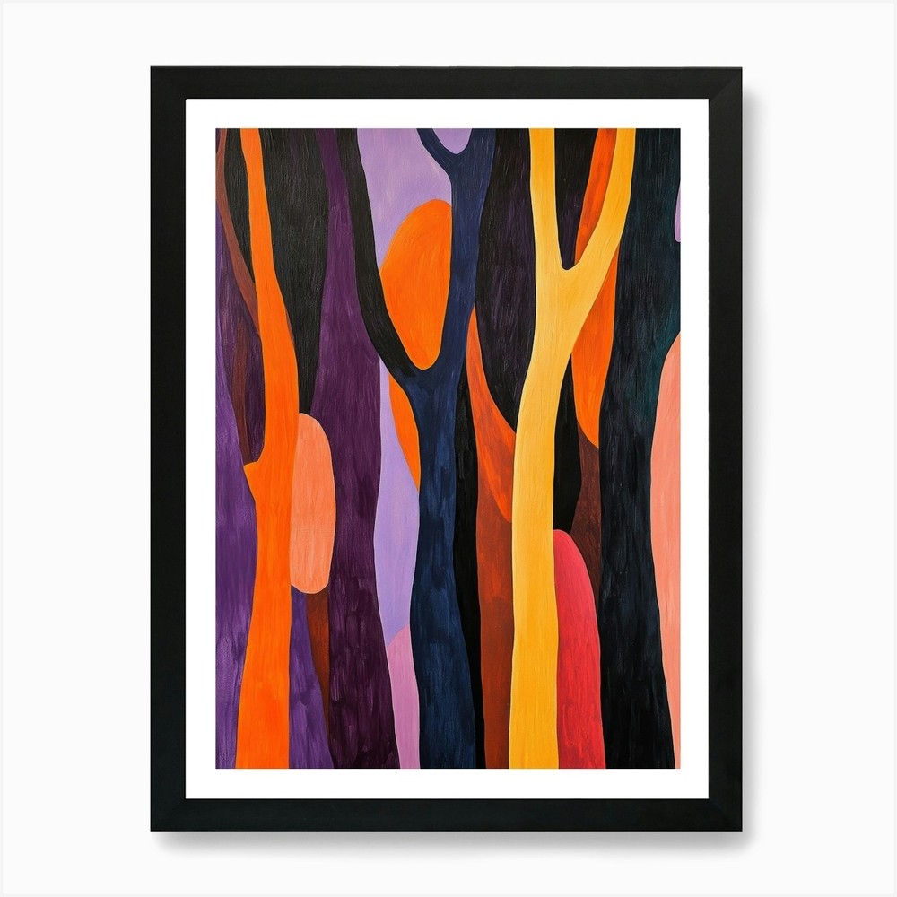 'Trees' 8 Art Print Framed Wall Art Poster Canvas Print Picture