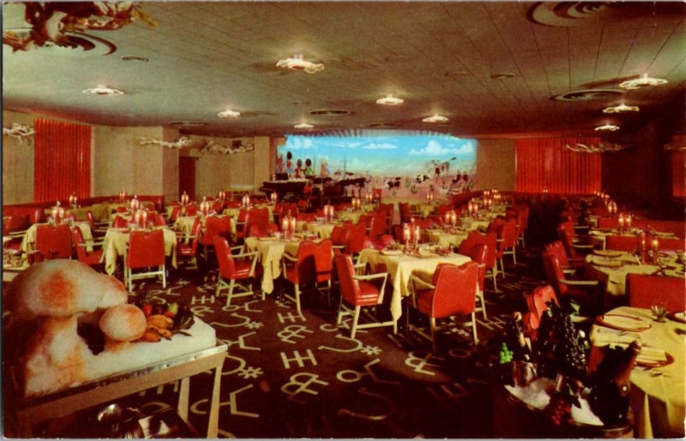Pre-1980 PORTERHOUSE RESTAURANT AT SHERMAN HOTEL Chicago IL m/14 BC1266