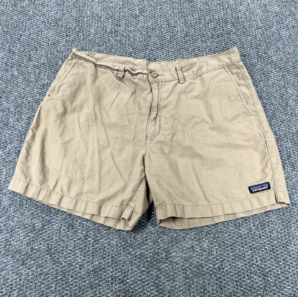 Patagonia  All-Wear Hemp Shorts Men 36 Khaki Beige Organic Cotton Wear