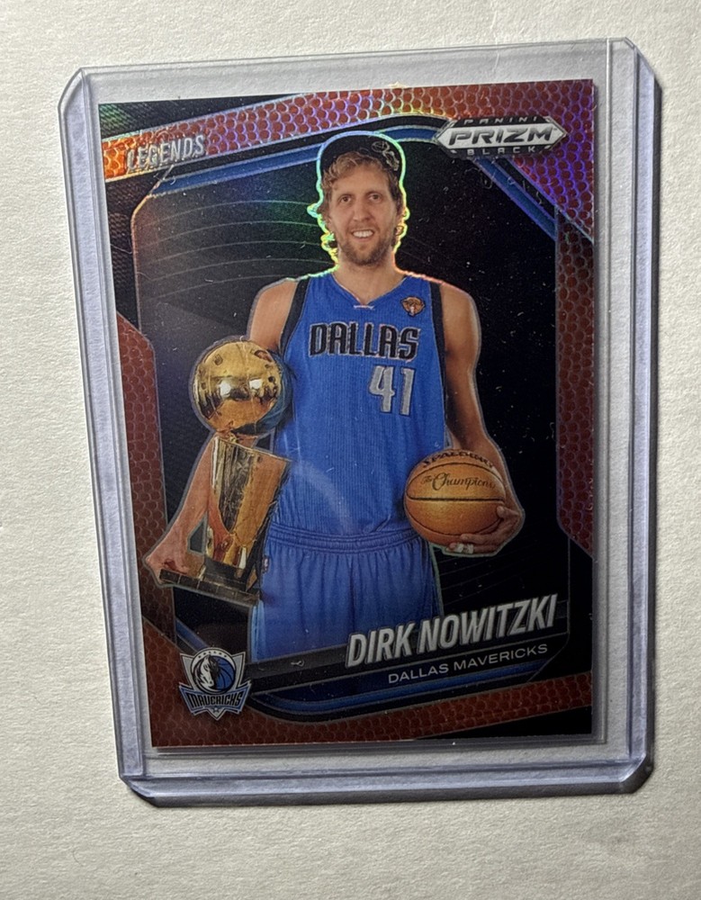 2024-25 Panini Prizm Black - Legends Dirk Nowitzki, Dirk Nowitzki #253...