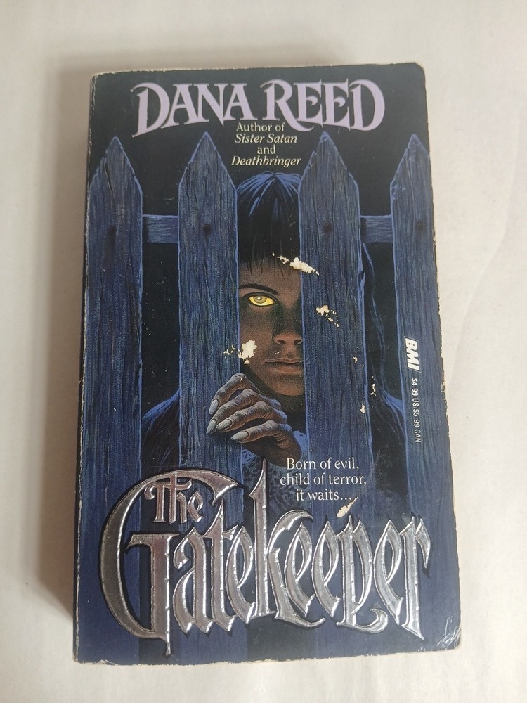 The Gatekeeper by Dana Reed Vintage 80s Leisure Horror Novel  (1987) PB