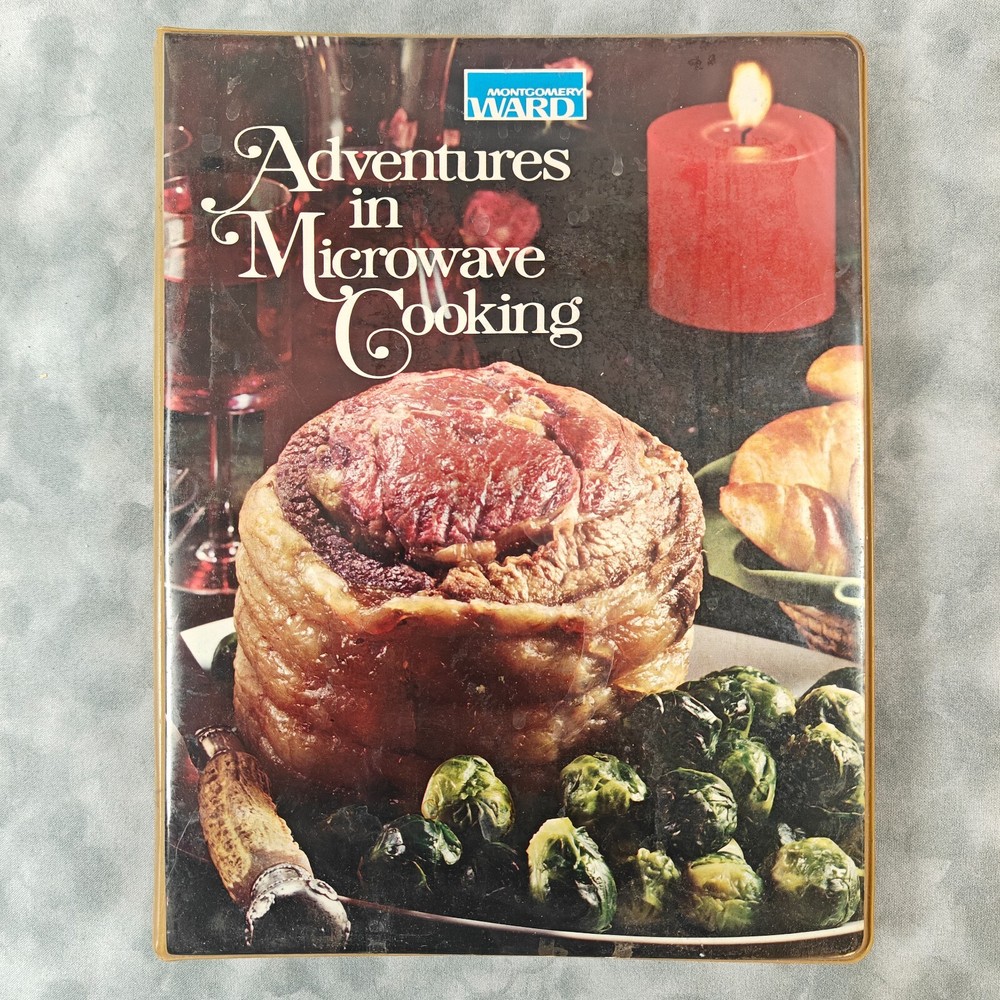 Vintage 'Adventures in Microwave Cooking' Cookbook 📚🍲 1970s