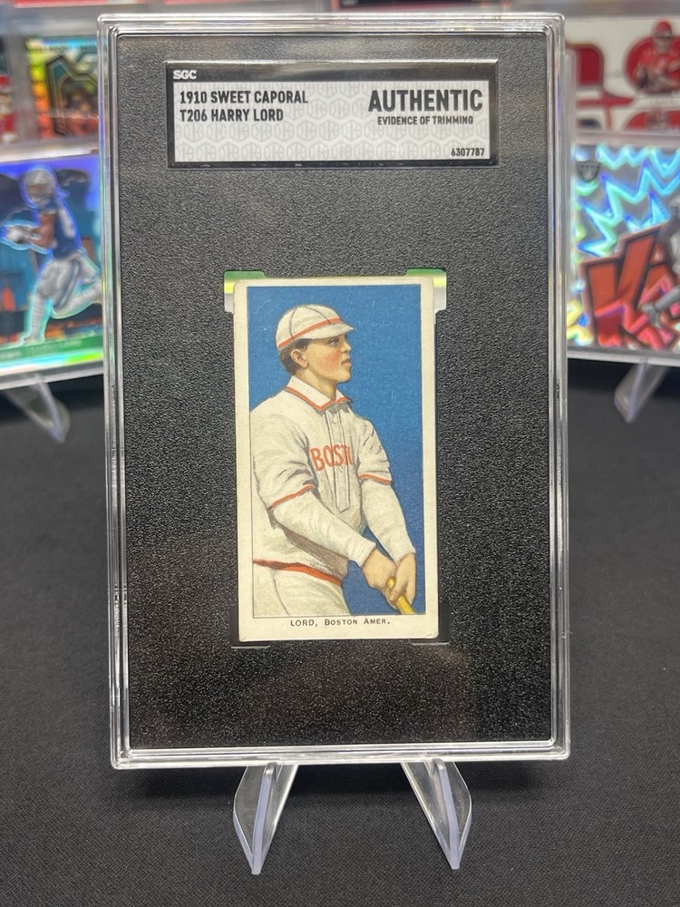 1910 Sweet Caporal T206 Harry Lord Authentic