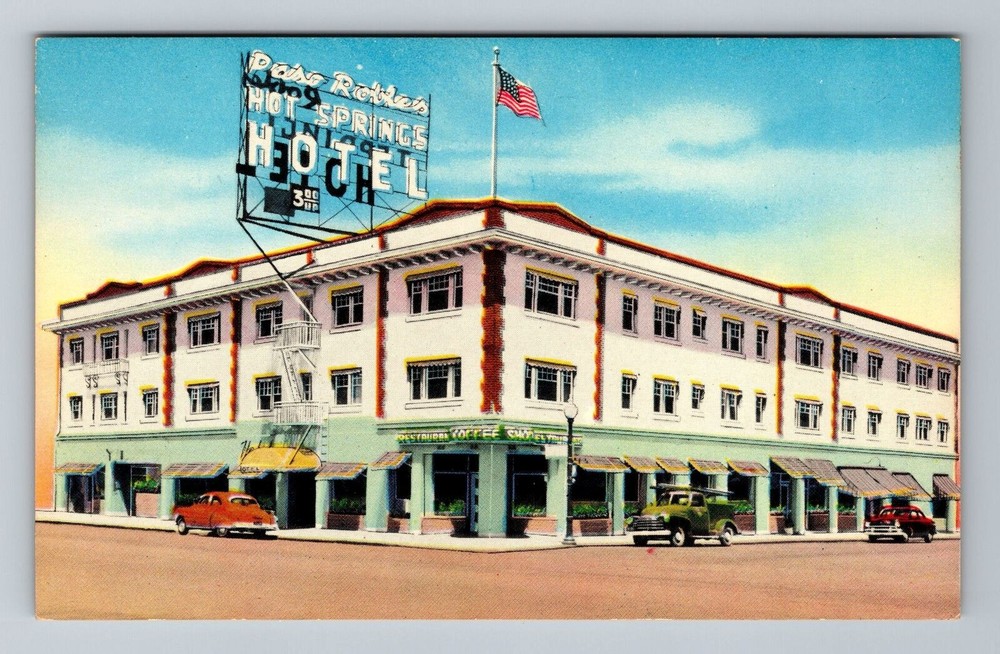 San Francisco CA-California, Paso Robles Hot Springs Hotel, Vintage Postcard