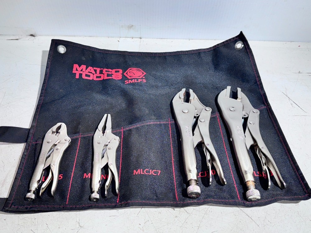 Matco Tools SMLP5 Locking Pliers Set - 4 Pieces - Missing MLCJC7