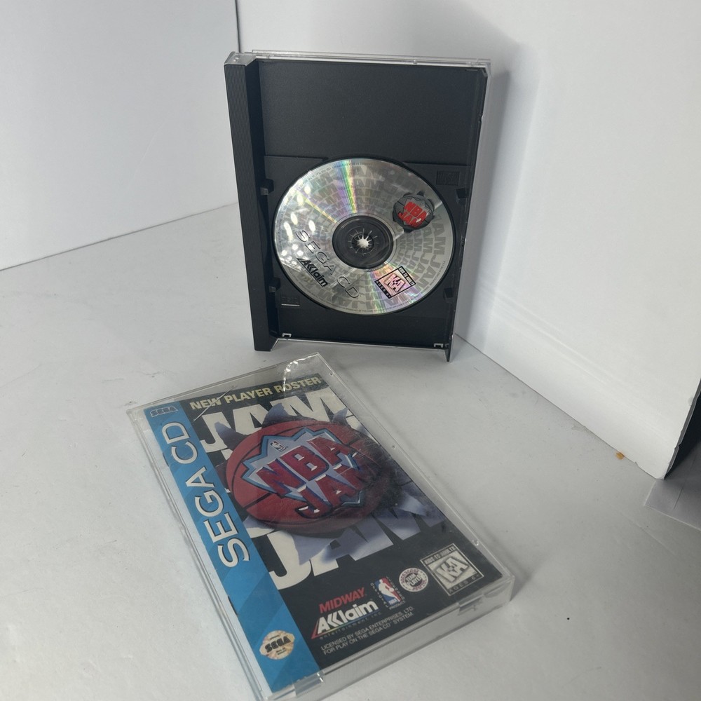 NBA Jam (Sega CD, 1994) Untested