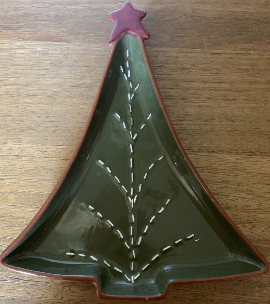 Christmas Tree Star Shaped Candy Dish for Holiday Treats