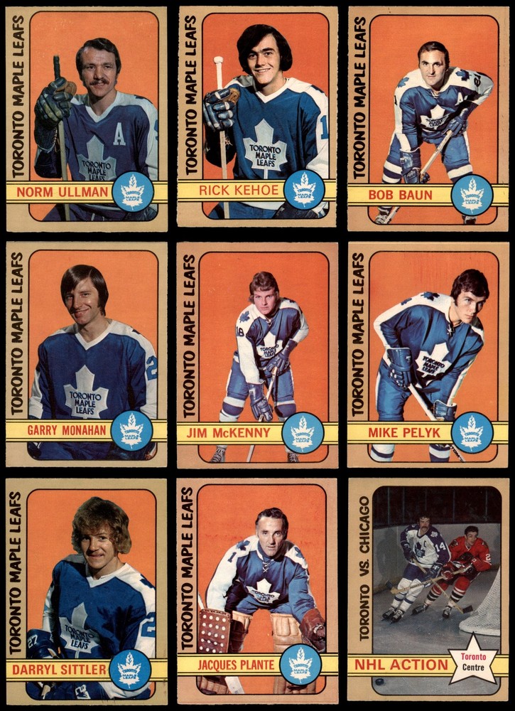 1972-73 O-Pee-Chee Maple Leafs Near Team Set 7 - NM 6622766 (10 / 16 cards)