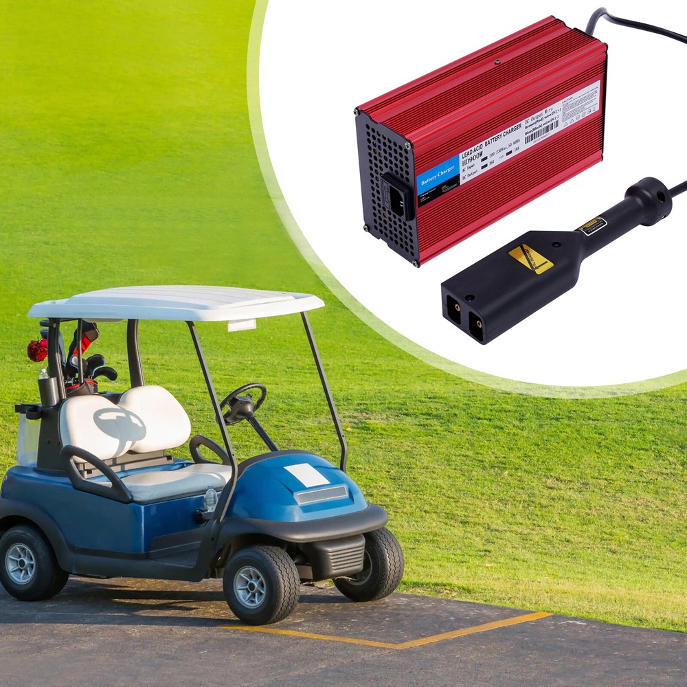 For EZGO TXT 36V 18A Golf Cart 1996 -2023 Battery Charger D Style w/ Power Cord