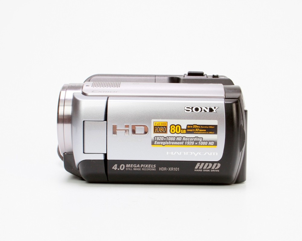 Sony HDR-XR101 High Definition Camcorder (Silver) 80GB Hard Drive