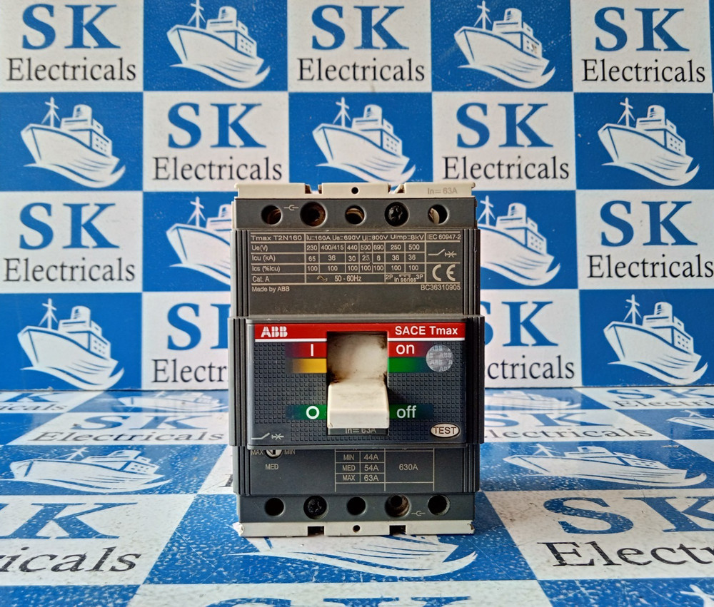 Abb Tmax T2N160 63Amp 690V 3Pole Circuit Breaker