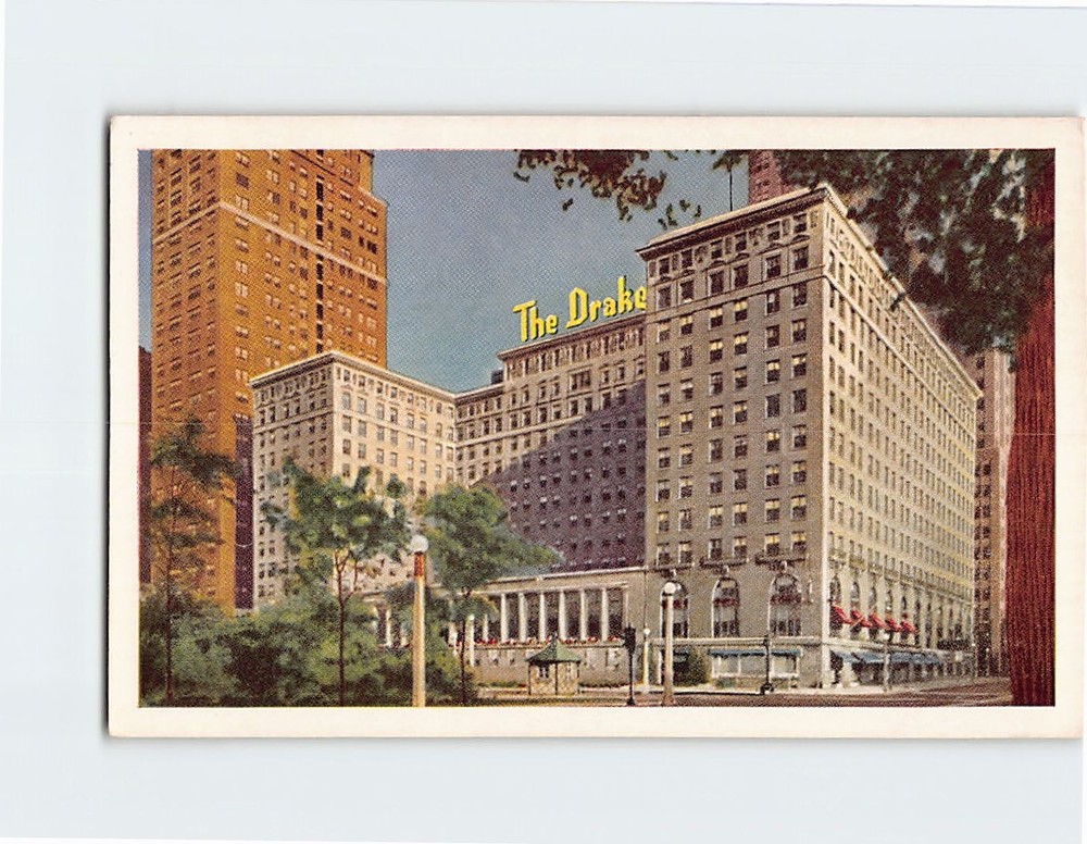 Postcard Drake Hotel Chicago Illinois USA