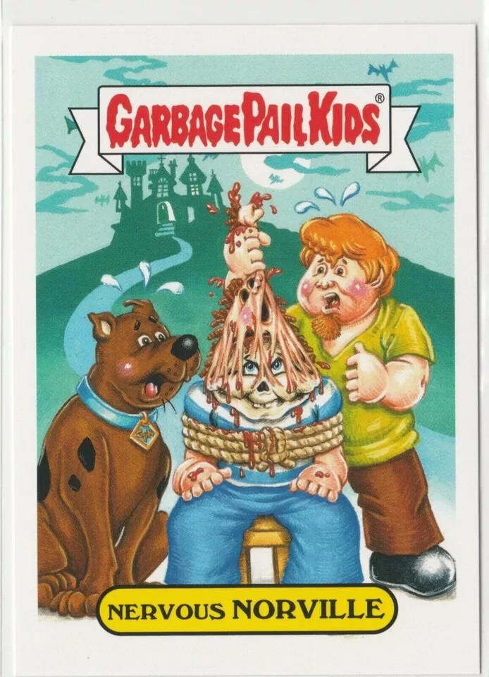 Nervous Norville Garbage Pail Kids GPK 2016 Prime Slime Trashy TV Series Card #7a