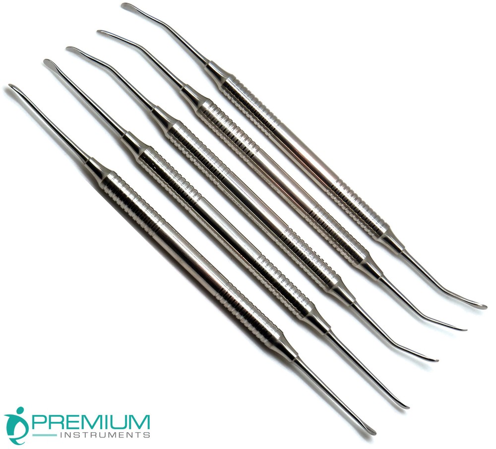 Dental Surgical Sinus Lift Oral Impant Hollow Handle Instruments Set of 5 Pcs