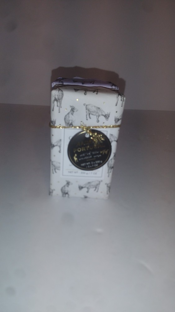 castelbel goat's milk scented soap set of 2 7oz. bars