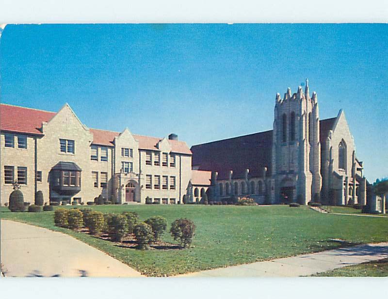 Unused Pre-1980 CHURCH SCENE Fort Wayne Indiana IN m/09 A6795