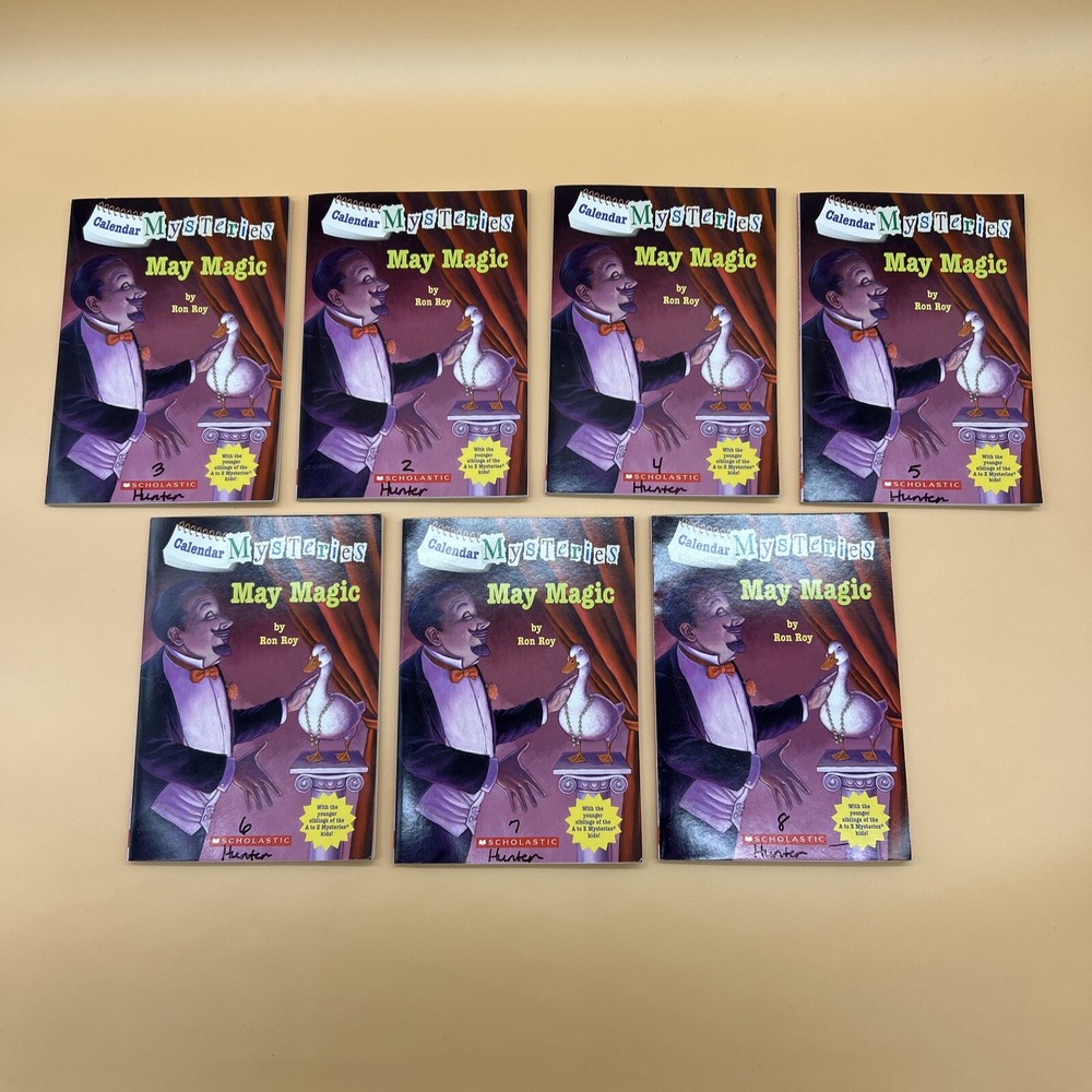 May Magic Calendar Mysteries Guided Reading Set of 7 Classroom Books