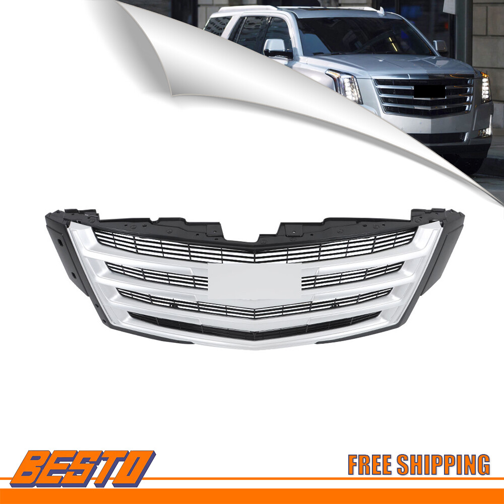 Brand New Plastic Front Bumper Mesh Grille Suit For 2015-2020 Cadillac Escalade