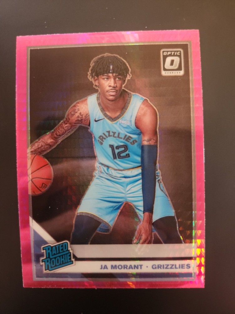 2019-20 Panini Donruss Optic - Rated Rookie Ja Morant #168 Pink Hyper Prizm RC