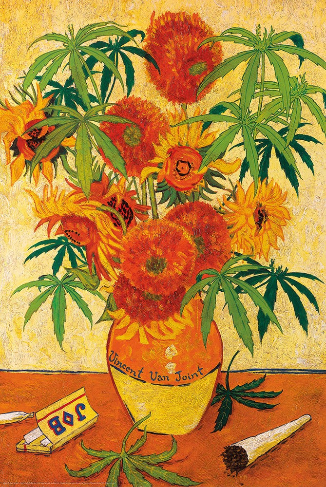 Poster Studio B - Vincent Van Joint Flower Oil Painting 24x36