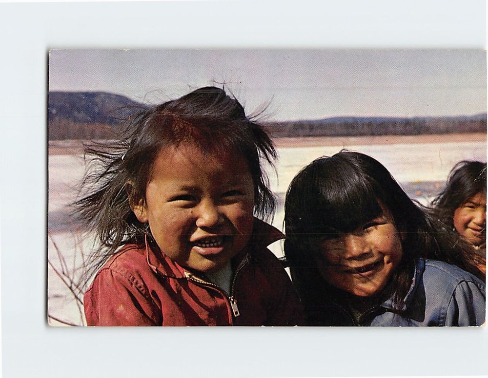 Postcard Alaskan Eskimo Children