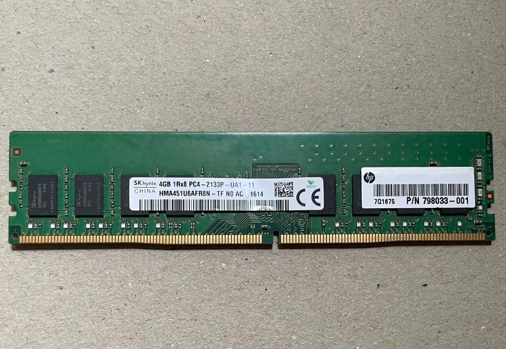 SK Hynix 4GB DDR4 Desktop RAM PC4-2133P HMA451U6AFR8N-TF 798033-001 DIMM Memory