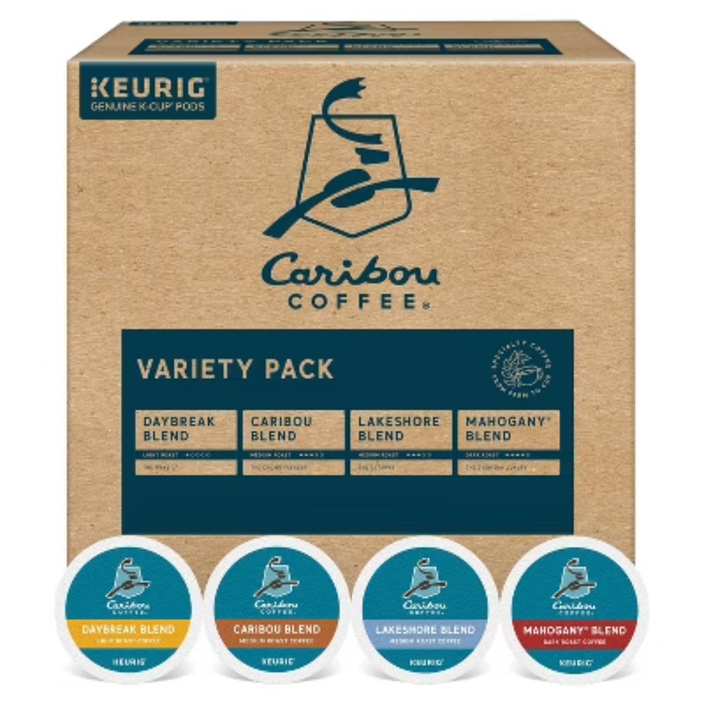 Caribou Coffee Keurig K-Cup Variety Pack Medium Roast 40 Count