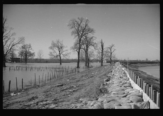 Tiptonville Tennessee 1937 Bessie Levee Sandbag Flood Mississippi River