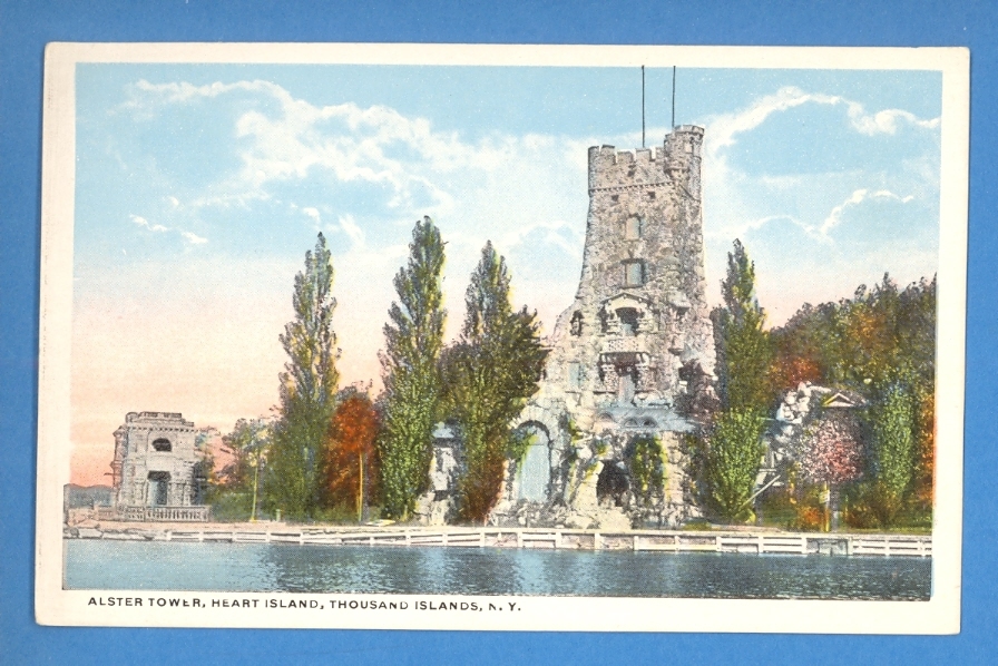 New York - Thousand Islands, Alster Tower, Heart Island Postcard 332