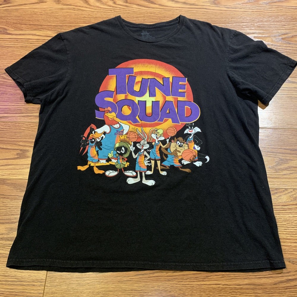 Space Jam A New Legacy Tune Squad XL Black T-Shirt Men’s Looney Tunes Bugs Bunny