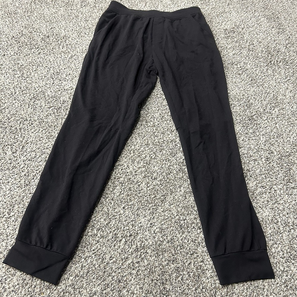 Lululemon Sweatpants Men Medium Black Intent Joggers Fleece Loose Lounge Gym