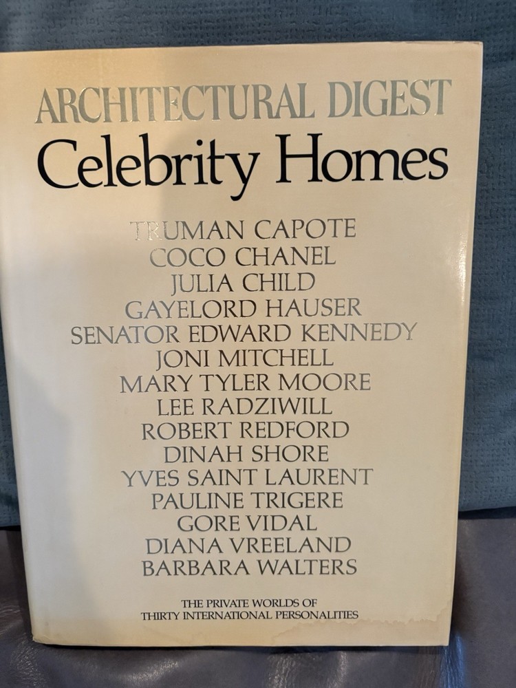 Architectural Digest Celebrity Homes, 1977,First Edition, HB/DJ