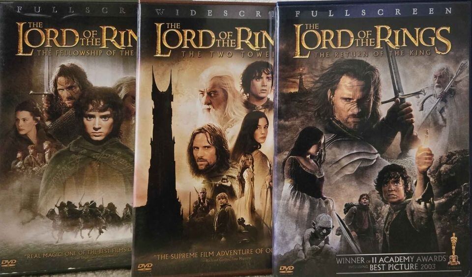 The Lord of the Rings: The Motion Picture Trilogy (DVD,  6-Disc Set)