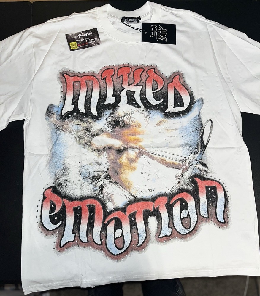Mixed Emotion Rhinestone T-Shirt Size Extra Large