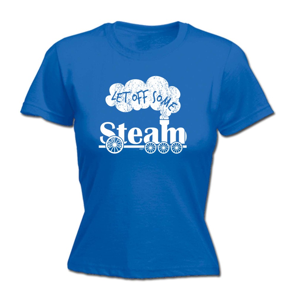 Let Off Some Steam - Womens T Shirt Funny T-Shirt Novelty gift tshirt
