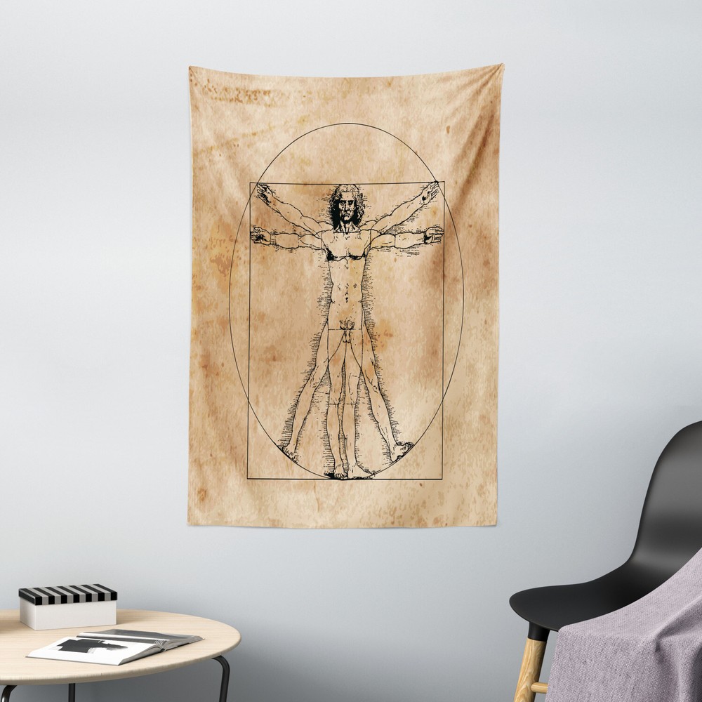 Anatomy Tapestry Human Painting Print Wall Hanging Decor