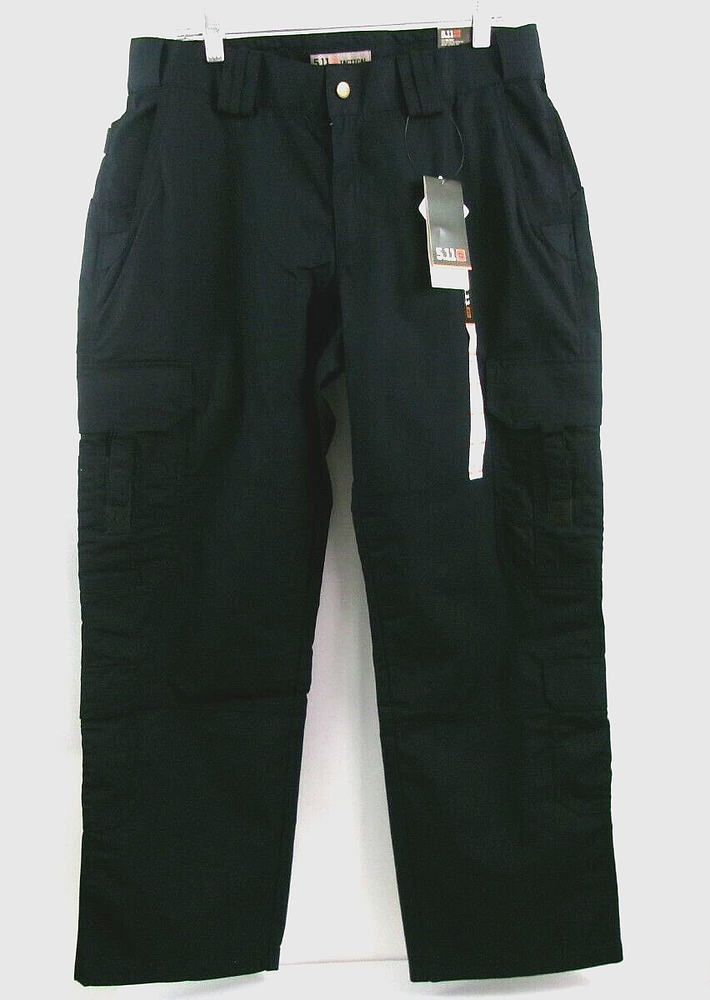 NWT 5.11 Tactical Womens Pants Taclite EMS 16R Navy Blue Cargo Teflon