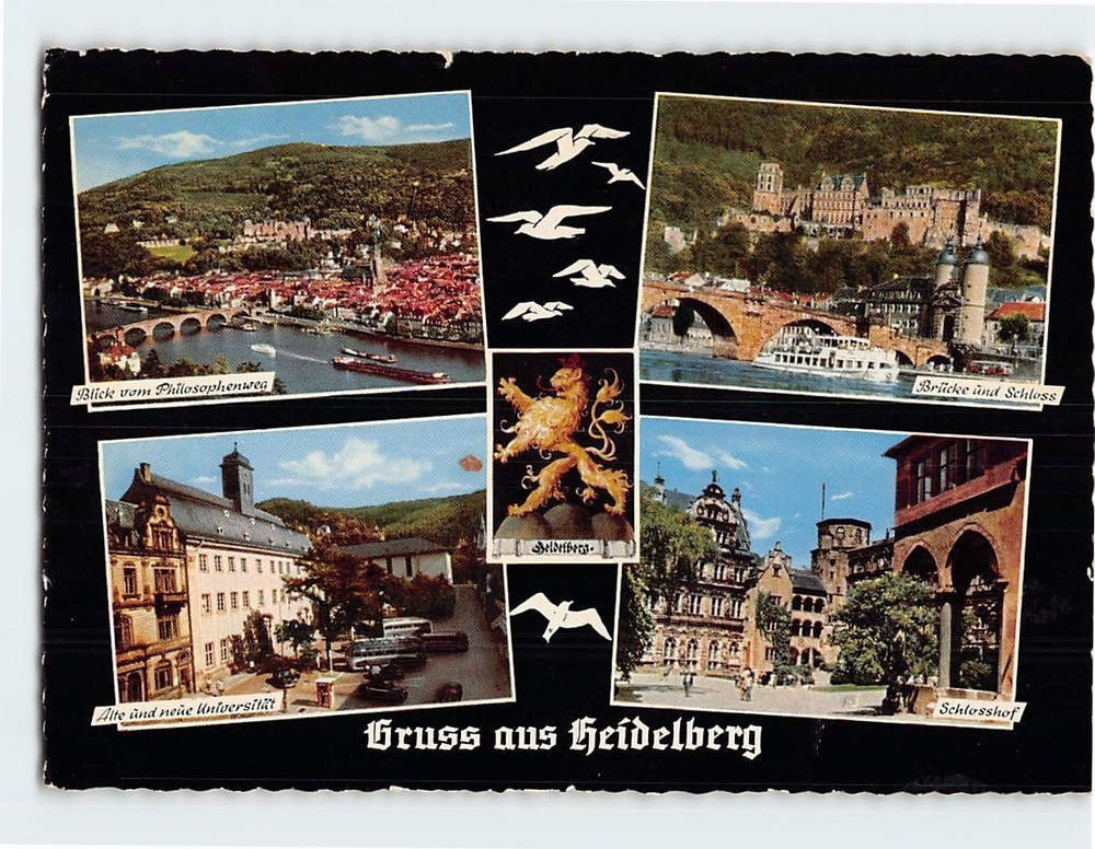 Postcard Grusse aus Heidelberg Germany