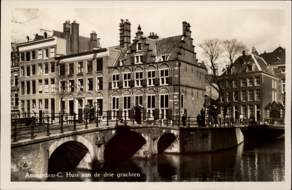 RPPC House Amsterdam Netherlands vintage postcard r474