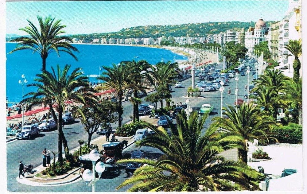 France Postcard Nice Cote d' Azur Promenade des Anglais