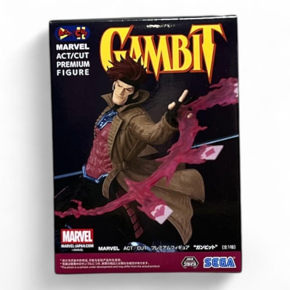 AUTHENTIC MARVEL ACT/CUT Premium Figure Gambit SEGA SELLER NY 77