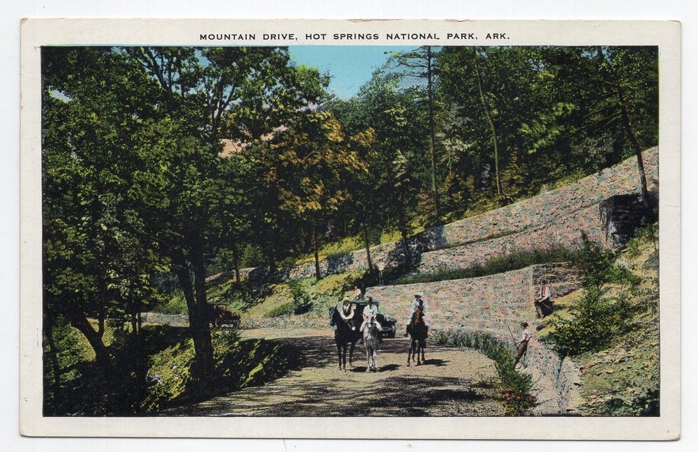 1920s? WB - Mountain Drive - Hot Springs Nat'l Park, Arkansas