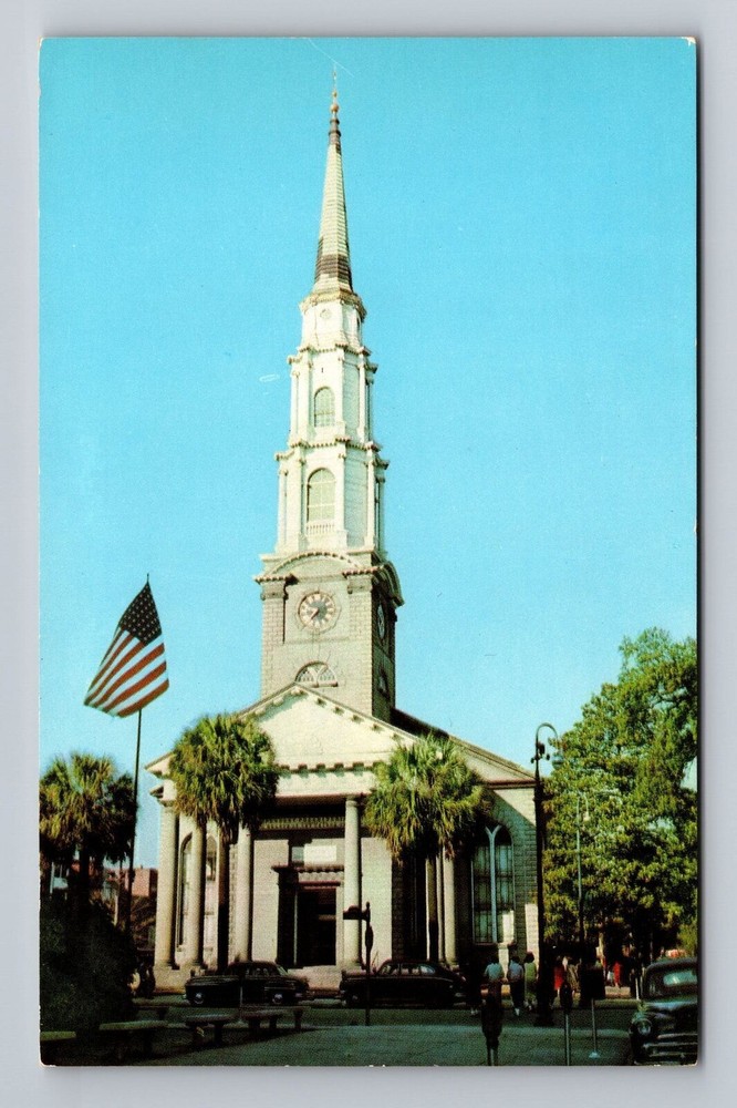Savannah GA-Georgia Independent Presbyterian Church Vintage Postcard